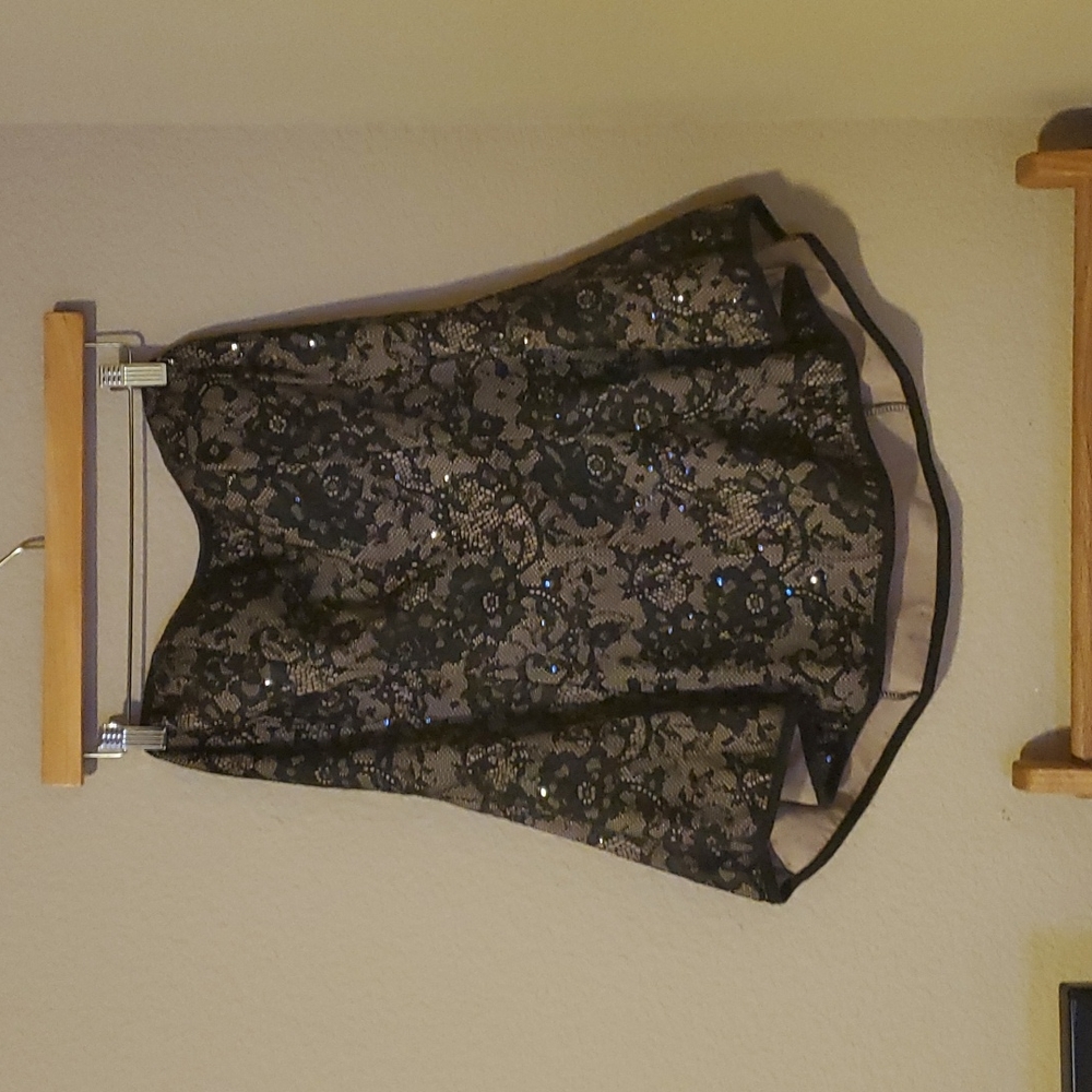 Janette Plus Strapless Lace top